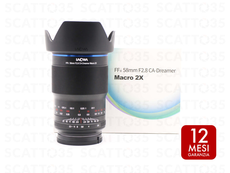 Laowa 58mm F2.8 Macro 2X FF II  (Sony-E)