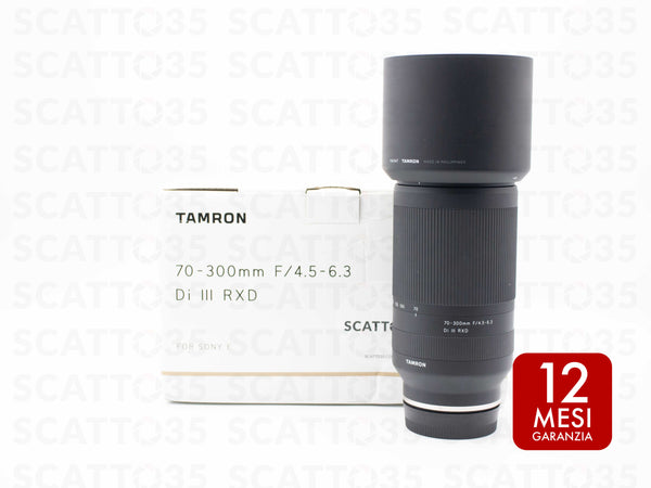 Tamron 70-300mm F4.5-6.3 Di III RXD - E-mount