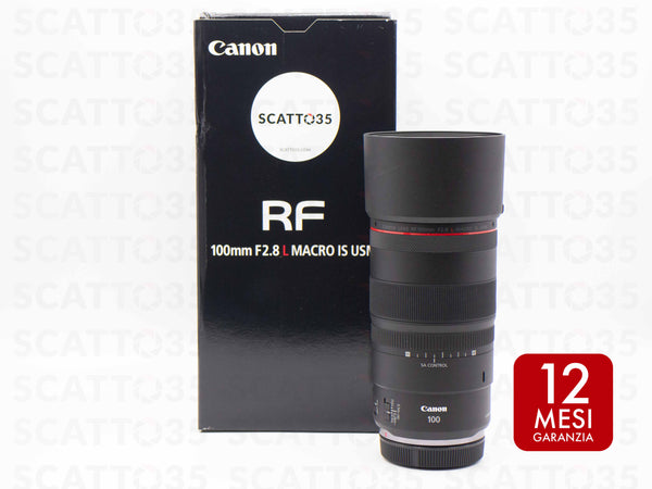 Canon RF 100 f2.8 Macro L IS USM